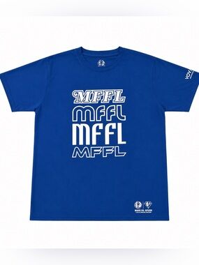 NEVER WORN DALLAS MAVERICKS SPECIAL EDITION GRAPHIC TSHIRT MENS XL BLUE MFFL NBA